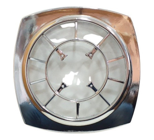 Frente Cuadrado Plastico Cromado 30 Cm Para Extractor 0