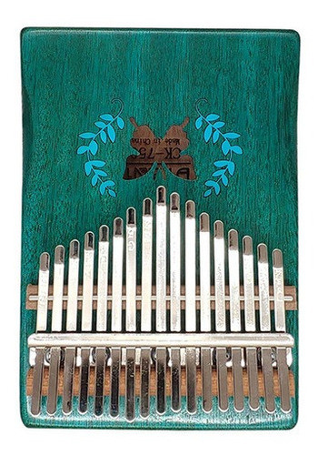 Kalimba Dedo Piano 17 Teclas Verde 1