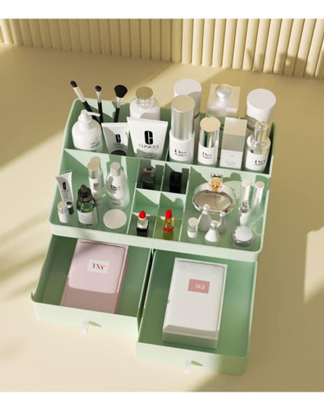 Organizador De Maquillaje, Caja De Almacenamiento De Escrito 1