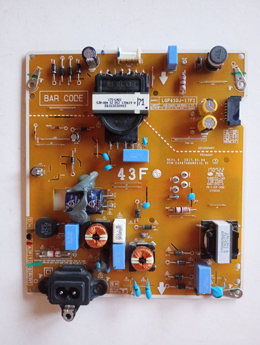 Placa Fuente LG 43lj5500 / Cod: Pcb: Eax67486801 (1.0) 0
