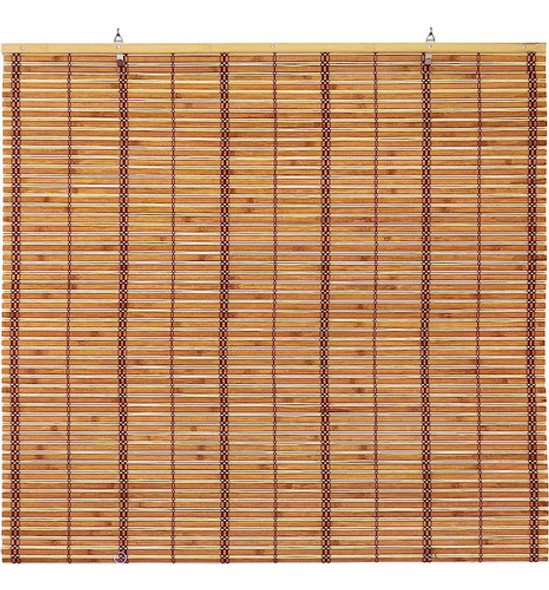 Oriental Muebles Quemado Bambú Inalámbrico Ventana Pantalla 0