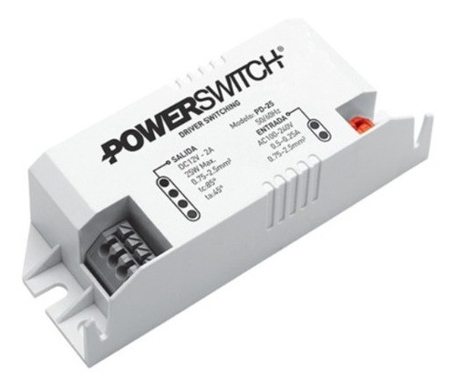 Fuente Swtiching 12v 2 Amper 25 Watts Para Tira Led 0