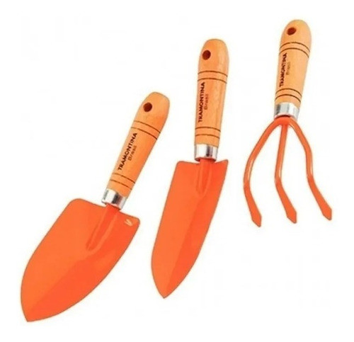 Set De Jardineria Kit 2 Palas 1 Rastrillo Tramontina 3piezas 0