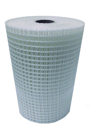 Malla Fibra De Vidrio 0,25mx50m 10x10mm Tamaño Ideal Revoque 1