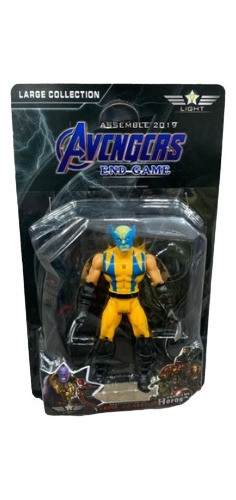 Muñeco Articulado Wolverine Guepardo Super Heroe Blister X1 1