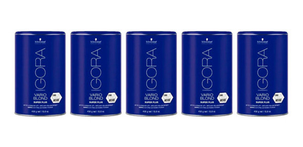 Polvo Decolorante Igora Superplus De Schwarzkopf X 450g -5u 0
