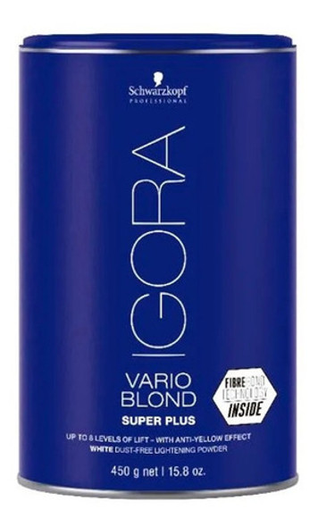 Polvo Decolorante Igora Superplus De Schwarzkopf X 450g -5u 1
