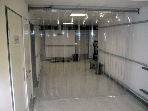 Cortina En Bandas De Pvc, Sanitarias Y Frigorifi 200 X 2 X40 1