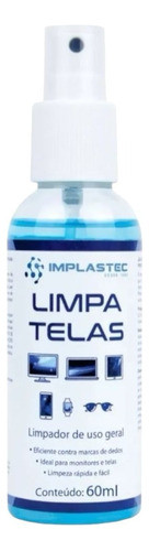 Limpa Telas Implastec Clean 60ml Tablet Celular Geral 0