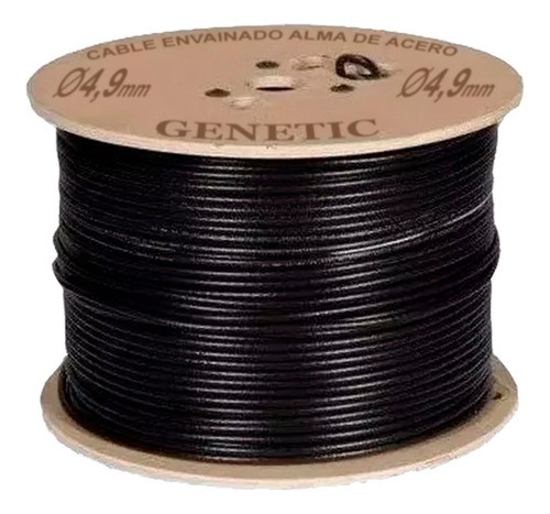 11 Mts Cable Acero 4.9 Mm Forrado Para Maquinas De Gimnasios 0
