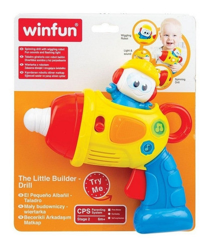 Taladro Con Actividades Luz Y Sonido Winfun Jeg 0683-nl 0