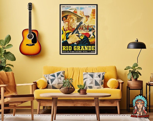 Afiche De Película Rio Grande Western 1950 (sin Marco) 1