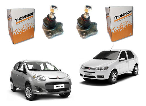 Kit X2 Rótulas De Suspensión Fiat Palio / Siena 03/18 0