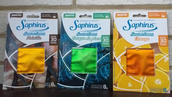 Aromatizante De Ambientes Saphirus Sensaciones X 3 Unidades 1 Aromatizante De Ambientes Saphirus Sensaciones X 3 Unidades 1