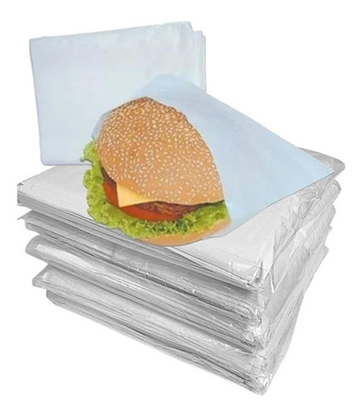 5kg Saco Plástico 25x22 Lanchonete Lanche Hamburguer X-tudo 0