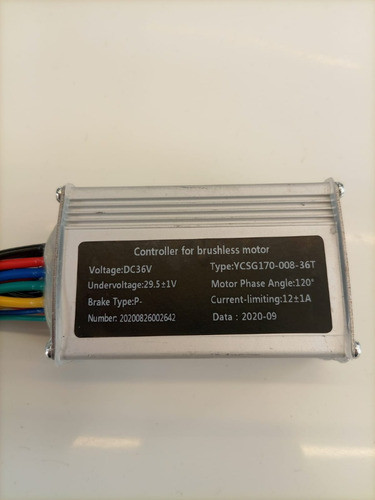 Controladora Para Bicicleta Electrica 250w Motor Brushless 1