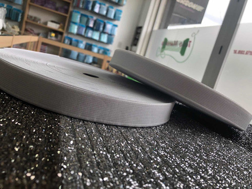 Elástico Polyester Liso Blanco Primera Marca De 25mm 0