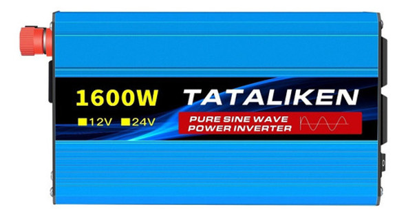 Inversor De Onda Senoidal Pura 12v1600w 110v Soquete Duplo 1