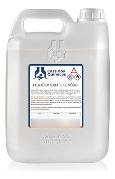 Lauril 27 Líquido 5 L - Matéria Prima Para Cosméticos 0 Lauril 27 Líquido 5 L - Matéria Prima Para Cosméticos 0