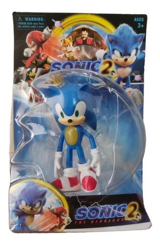 Muñeco Sonic Articulado X1 Personaje Sonic En Blister 0