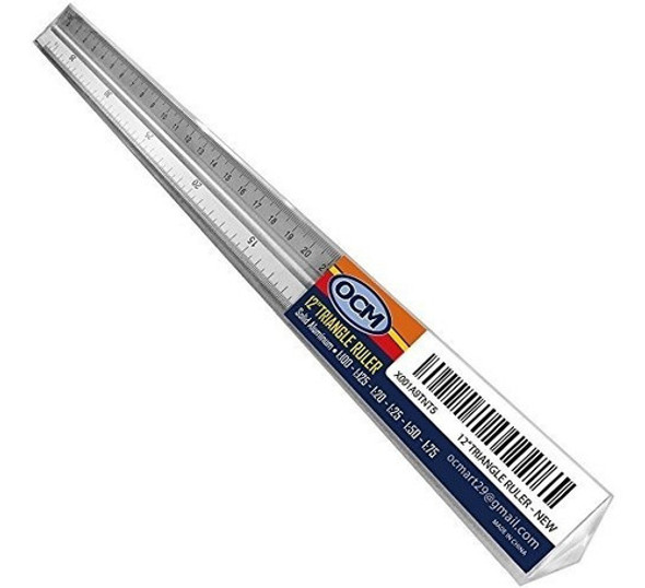 Ocm Metric Triangular Engineer Scale Ruler (grado Profesiona 1