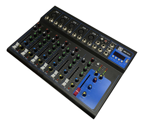 Mixer / Consola 5 Canales + 1 Linea Stereo / Usb Gma-701u 1