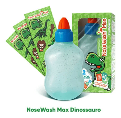 Dispositivo Para Lavagem Nasal Infantil Nose Wash Max Dinoss 0