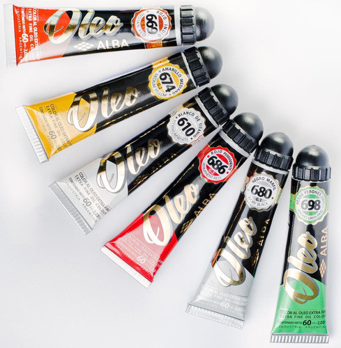 Óleo Alba 60 Ml Línea Profesional Grupo 3 Oro 677 Envios *** 0
