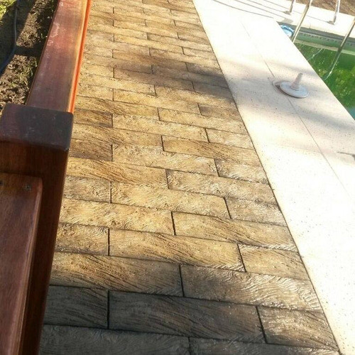 Baldosas Rusticas Artesanales Simil Madera Liston 0