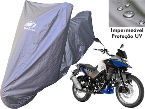 Capa De Tecido Tecnológico Impermeável Moto Dafra Nh 190 0