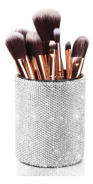 Otostar Bling Crystal Makeup Brush Holder Organizador Almace 0