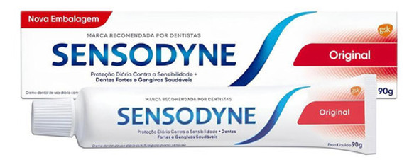 Sensodyne Creme Dental Original Com 90g 0