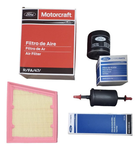 Kit Filtros Originales Ford Fiesta Kd Ecosport Kd Ka 16/18 0