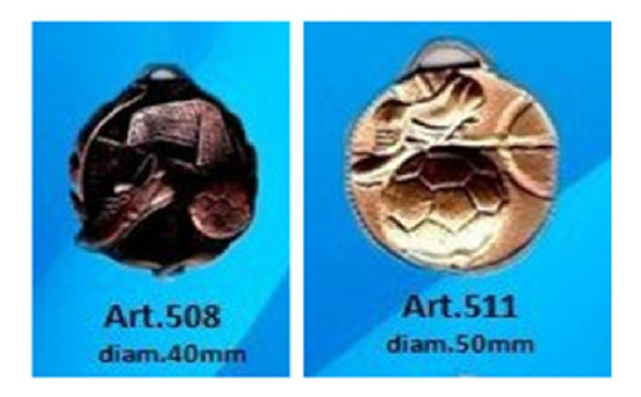 60 Medallas Deportivas Futbol 1