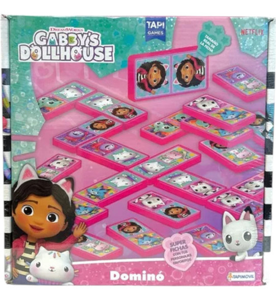 Juego De Mesa Dominó Gigante Gabby's Dollhouse Super Fichas 0 Juego De Mesa Dominó Gigante Gabby's Dollhouse Super Fichas 0