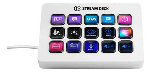 Teclado Elgato Stream Deck Mk.2 White 1