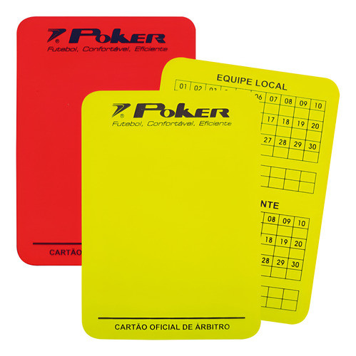 Cartão Árbitro Oficial Poker - Campo Alta Visibilidade! 0