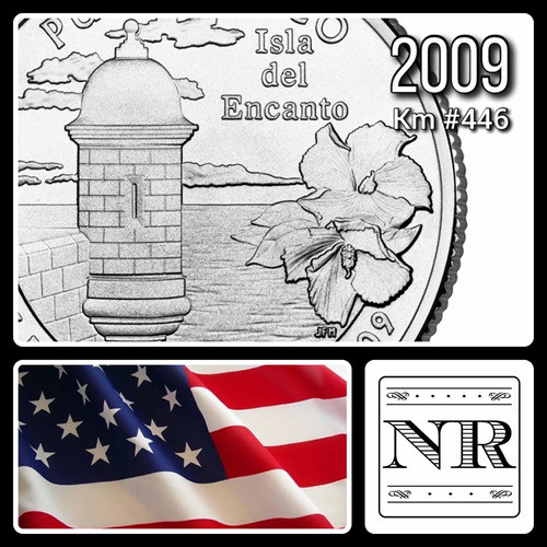 Quarter - Puerto Rico - Año 2009 - 56 Estados - Eeuu 0