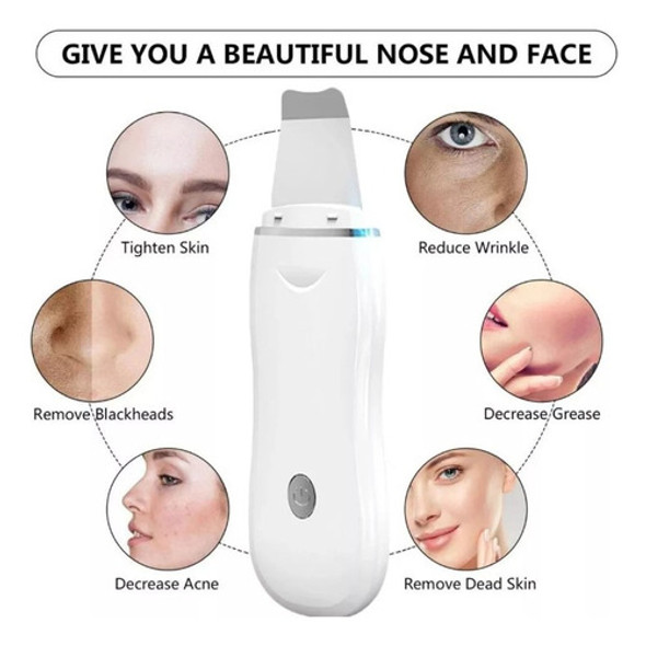 Aparelho Para Limpeza Facial Maquina Portátil Pá Peeling 1