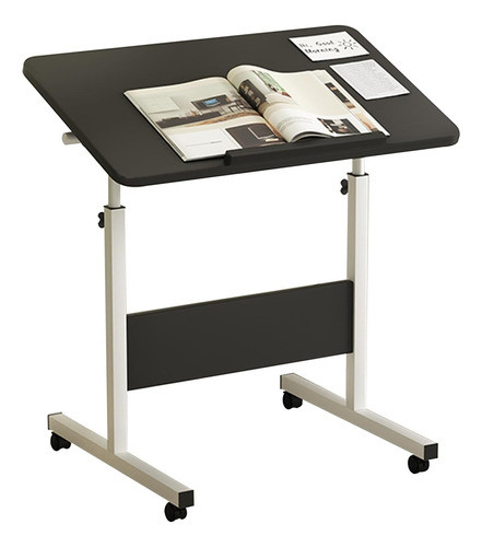 Escritorio Ajustable Dyuncz, Negro, 80cm X ?, Fácil Ensambla 0