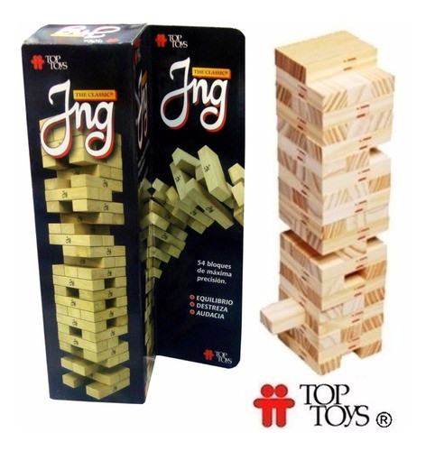 Juego De Mesa Jenga Jng Classic Top Toys Original Lloretoys 0