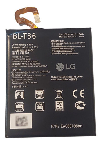 Bateria Para LG K10 2018 Bl-t36 En Belgrano 0