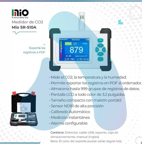Medidor De Co2 Sr 510a 1