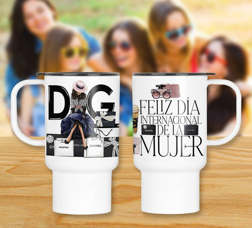 Diseños Plantillas Jarros Tazas Dia De La Mujer Sublimar P15 0