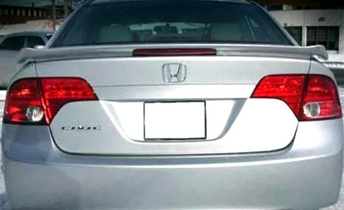 Alerón Honda Civic Sedán 2007/11 C/ Luz Colocado Pintado 1