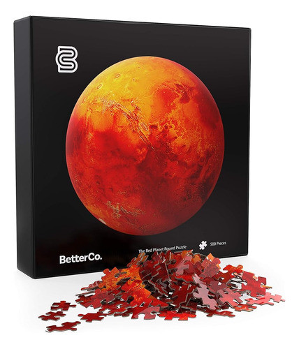 Betterco. - El Planeta Rojo Mars Round Puzzle 500 Piezas - R 0