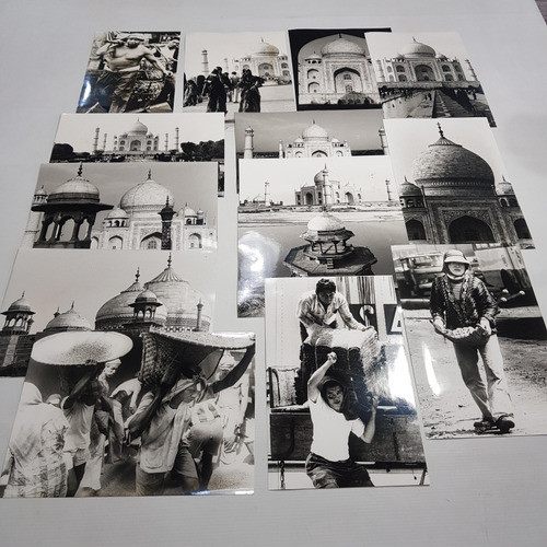 Antiguas Fotos India 1960 Taj Mahal Lote X 15 Mag 61765 0