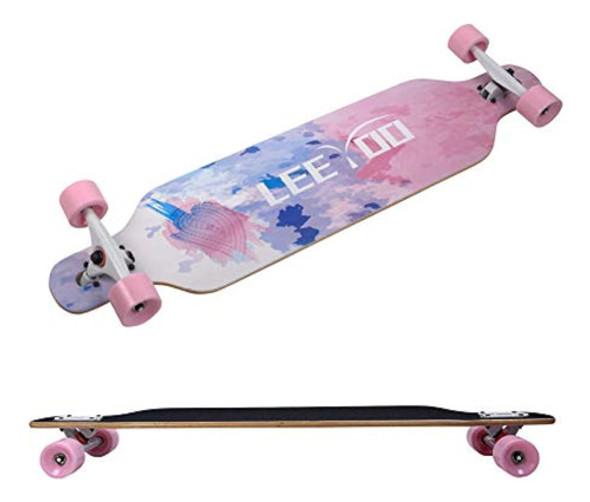 Patineta Longboard De 41 Pulgadas, 8 Capas De Arce 1
