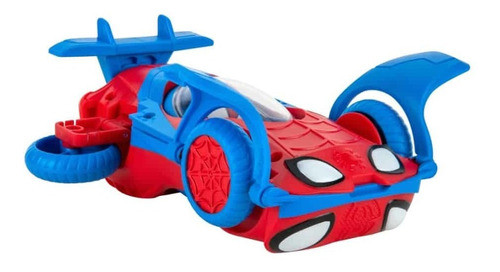 Spidey And His Amazing Friends - Veículo Giratório Flip And 1