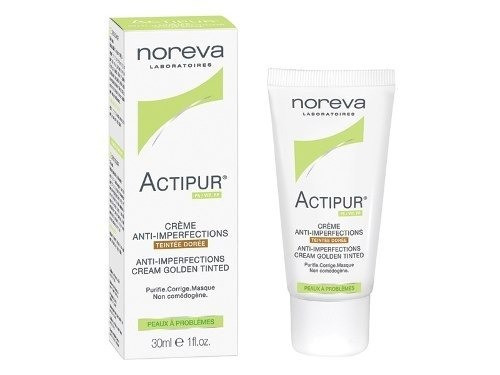 Noreva Actipur Anti-imperfecciones Color Dorado Tubo 30ml 0
